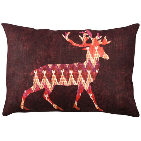 Perna decorativa, A50845, 33x48 cm, 50% Bumbac / 50% Poliester, Multicolor