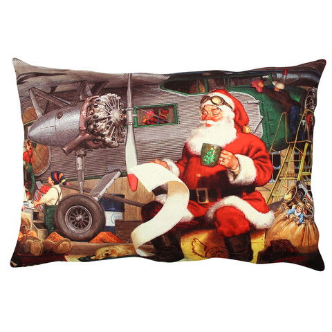 Perna decorativa, A50851, 33x48 cm, 50% Bumbac / 50% Poliester, Multicolor