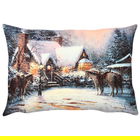 Perna decorativa, A50903, 33x48 cm, 50% Bumbac / 50% Poliester, Multicolor