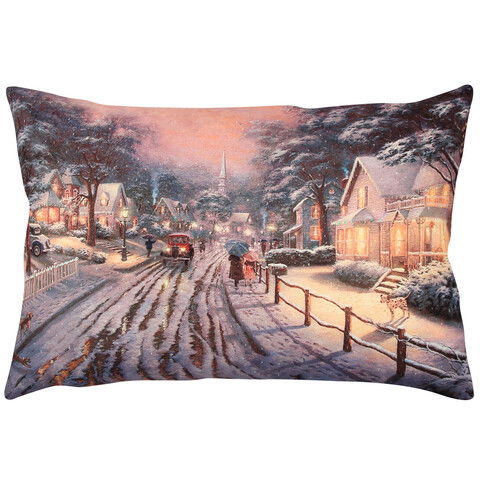 Perna decorativa, A50902, 33x48 cm, 50% Bumbac / 50% Poliester, Multicolor