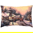 Perna decorativa, A50905, 33x48 cm, 50% Bumbac / 50% Poliester, Multicolor