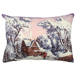 Perna decorativa, A50941, 33x48 cm, 50% Bumbac / 50% Poliester, Multicolor
