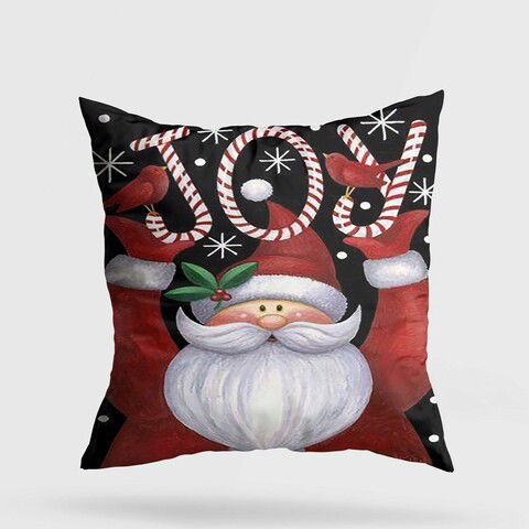 Perna decorativa, YY202313, 43x43 cm, 50% Bumbac / 50% Poliester, Multicolor