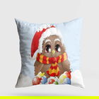 Perna decorativa, YY202327, 43x43 cm, 50% Bumbac / 50% Poliester, Multicolor