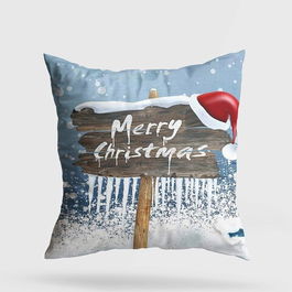Perna decorativa, YY20233, 43x43 cm, 50% Bumbac / 50% Poliester, Multicolor