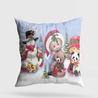 Perna decorativa, YY202344, 43x43 cm, 50% Bumbac / 50% Poliester, Multicolor