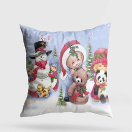 Perna decorativa, YY202344, 43x43 cm, 50% Bumbac / 50% Poliester, Multicolor