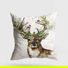 Perna decorativa, YY202348, 43x43 cm, 50% Bumbac / 50% Poliester, Multicolor