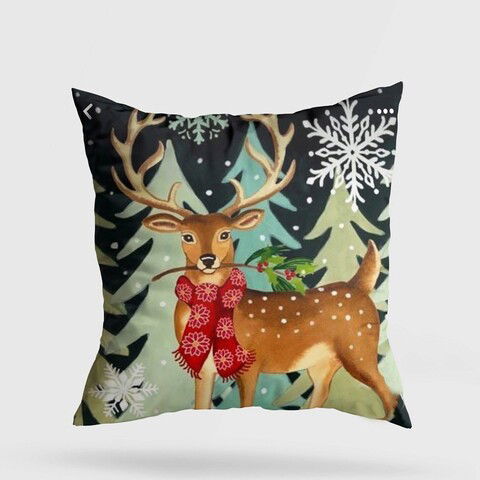 Perna decorativa, YY202352, 43x43 cm, 50% Bumbac / 50% Poliester, Multicolor