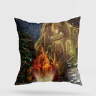 Perna decorativa, YY202356, 43x43 cm, 50% Bumbac / 50% Poliester, Multicolor