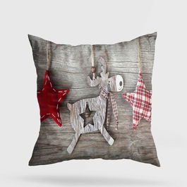Perna decorativa, YY20236, 43x43 cm, 50% Bumbac / 50% Poliester, Multicolor