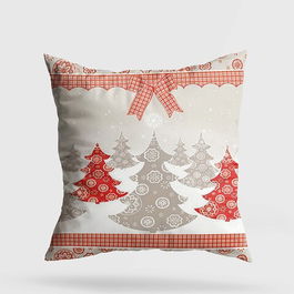 Perna decorativa, YY202358, 43x43 cm, 50% Bumbac / 50% Poliester, Multicolor