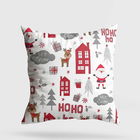 Perna decorativa, YY202362, 43x43 cm, 50% Bumbac / 50% Poliester, Multicolor