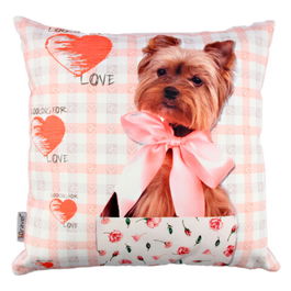 Perna decorativa, A10801, 43x43 cm, 50% Bumbac / 50% Poliester, Multicolor