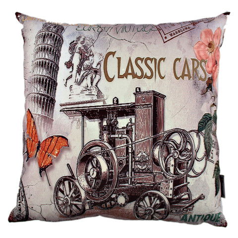 Perna decorativa, A10800, 43x43 cm, 50% Bumbac / 50% Poliester, Multicolor