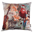Perna decorativa, A10806, 43x43 cm, 50% Bumbac / 50% Poliester, Multicolor