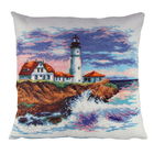 Perna decorativa, A10829, 43x43 cm, 50% Bumbac / 50% Poliester, Multicolor