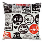 Perna decorativa, A10832, 43x43 cm, 50% Bumbac / 50% Poliester, Multicolor