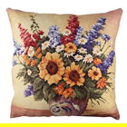 Perna decorativa, A10959, 43x43 cm, 50% Bumbac / 50% Poliester, Multicolor