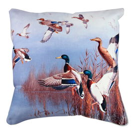 Perna decorativa, A10952, 43x43 cm, 50% Bumbac / 50% Poliester, Multicolor