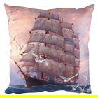 Perna decorativa, A10961, 43x43 cm, 50% Bumbac / 50% Poliester, Multicolor