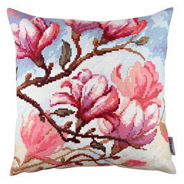 Perna decorativa, A10969, 43x43 cm, 50% Bumbac / 50% Poliester, Multicolor