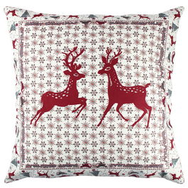 Perna decorativa, A11554, 43x43 cm, 50% Bumbac / 50% Poliester, Multicolor