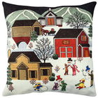 Perna decorativa, A11927, 43x43 cm, 50% Bumbac / 50% Poliester, Multicolor
