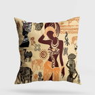 Perna decorativa, A11932, 43x43 cm, 50% Bumbac / 50% Poliester, Multicolor