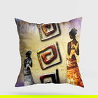 Perna decorativa, A11940, 43x43 cm, 50% Bumbac / 50% Poliester, Multicolor