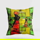 Perna decorativa, A11944, 43x43 cm, 50% Bumbac / 50% Poliester, Multicolor