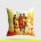 Perna decorativa, A11955, 43x43 cm, 50% Bumbac / 50% Poliester, Multicolor