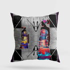 Perna decorativa, A11970, 43x43 cm, 50% Bumbac / 50% Poliester, Multicolor