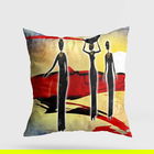 Perna decorativa, A11958, 43x43 cm, 50% Bumbac / 50% Poliester, Multicolor