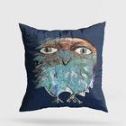Perna decorativa, A11974, 43x43 cm, 50% Bumbac / 50% Poliester, Multicolor