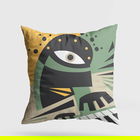 Perna decorativa, A11977, 43x43 cm, 50% Bumbac / 50% Poliester, Multicolor