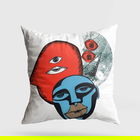 Perna decorativa, A11978, 43x43 cm, 50% Bumbac / 50% Poliester, Multicolor