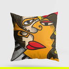 Perna decorativa, A11979, 43x43 cm, 50% Bumbac / 50% Poliester, Multicolor