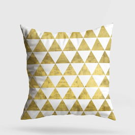 Perna decorativa, A11987, 43x43 cm, 50% Bumbac / 50% Poliester, Multicolor