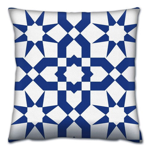 Perna decorativa, A14088, 43x43 cm, 50% Bumbac / 50% Poliester, Multicolor
