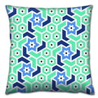 Perna decorativa, A14336, 43x43 cm, 50% Bumbac / 50% Poliester, Multicolor