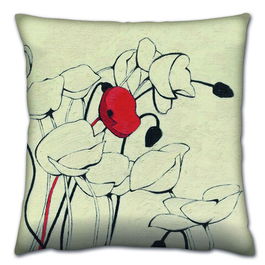 Perna decorativa, A14365, 43x43 cm, 50% Bumbac / 50% Poliester, Multicolor