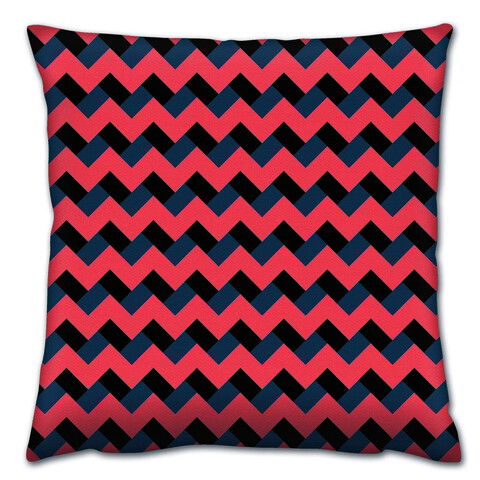 Perna decorativa, A14376, 43x43 cm, 50% Bumbac / 50% Poliester, Multicolor