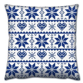 Perna decorativa, A14400, 43x43 cm, 50% Bumbac / 50% Poliester, Multicolor