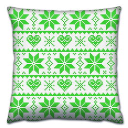 Perna decorativa, A14405, 43x43 cm, 50% Bumbac / 50% Poliester, Multicolor