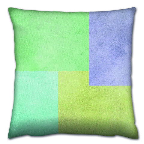 Perna decorativa, A14451, 43x43 cm, 50% Bumbac / 50% Poliester, Multicolor