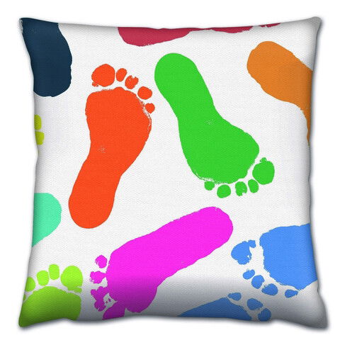 Perna decorativa, A14473, 43x43 cm, 50% Bumbac / 50% Poliester, Multicolor