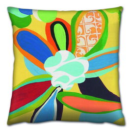 Perna decorativa, A14501, 43x43 cm, 50% Bumbac / 50% Poliester, Multicolor
