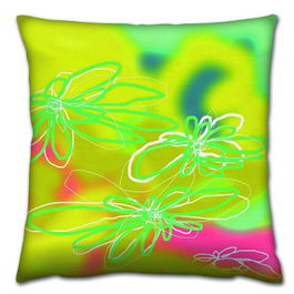 Perna decorativa, A14505, 43x43 cm, 50% Bumbac / 50% Poliester, Multicolor