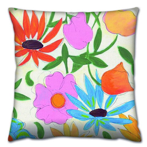 Perna decorativa, A14510, 43x43 cm, 50% Bumbac / 50% Poliester, Multicolor